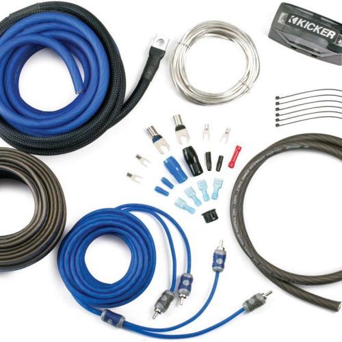 46ck8 kicker 8 gauge 8 awg complete amplifier amp installation wire kit 8ga pro audio center