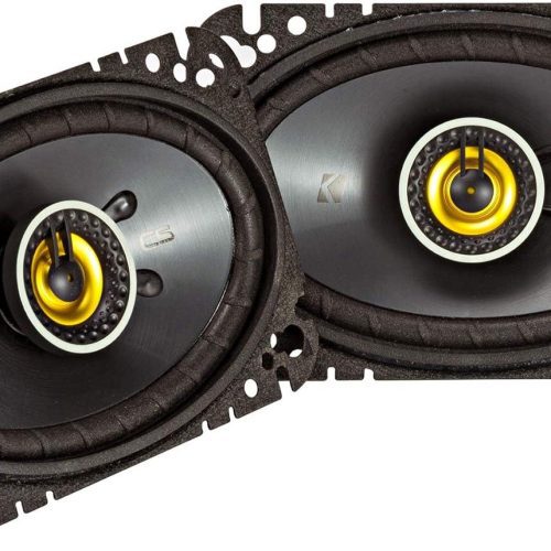 46csc464 kicker cs series 4x6 coaxial 2 way speakers 50w rms 150w peak 4 ohm car audio pair pro audio center 1