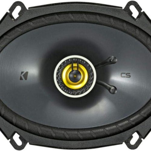 46csc684 kicker cs series 6x8 coaxial 2 way speakers 75w rms 225w peak 4 ohm car audio pair pro audio center 2