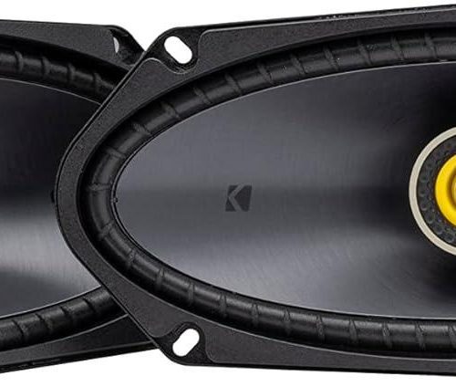 50csc4104 kicker cs series 4x10 coaxial 2 way speakers 75w rms 225w peak 4 ohm car audio pair pro audio center 1